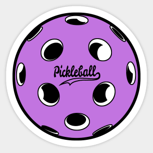 Everyday Pickleball Purple Ball Sticker